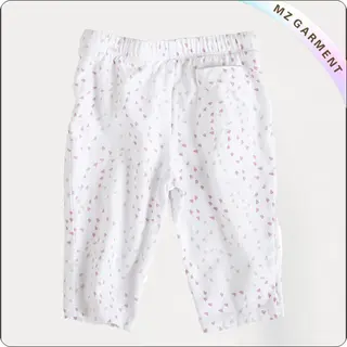 White Cover Knee Pants